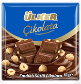 Ülker milk chocolate with hazelnuts
