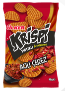 Krispi wavy hot spicy crackers