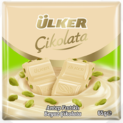 Ülker white chocolate with pistachios